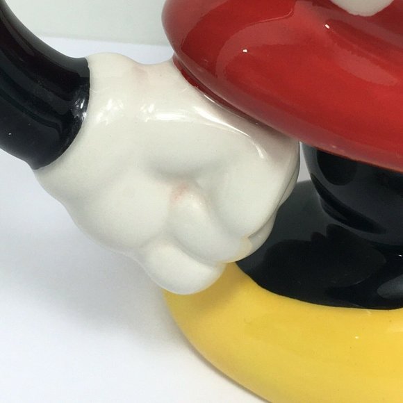 Disney Parks 3D Minnie Mouse Coffee Mug Cup Figural Polka Dot Skirt Legs Feet - Picture 10 of 12